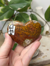 Load image into Gallery viewer, Red Moss Agate Heart #61
