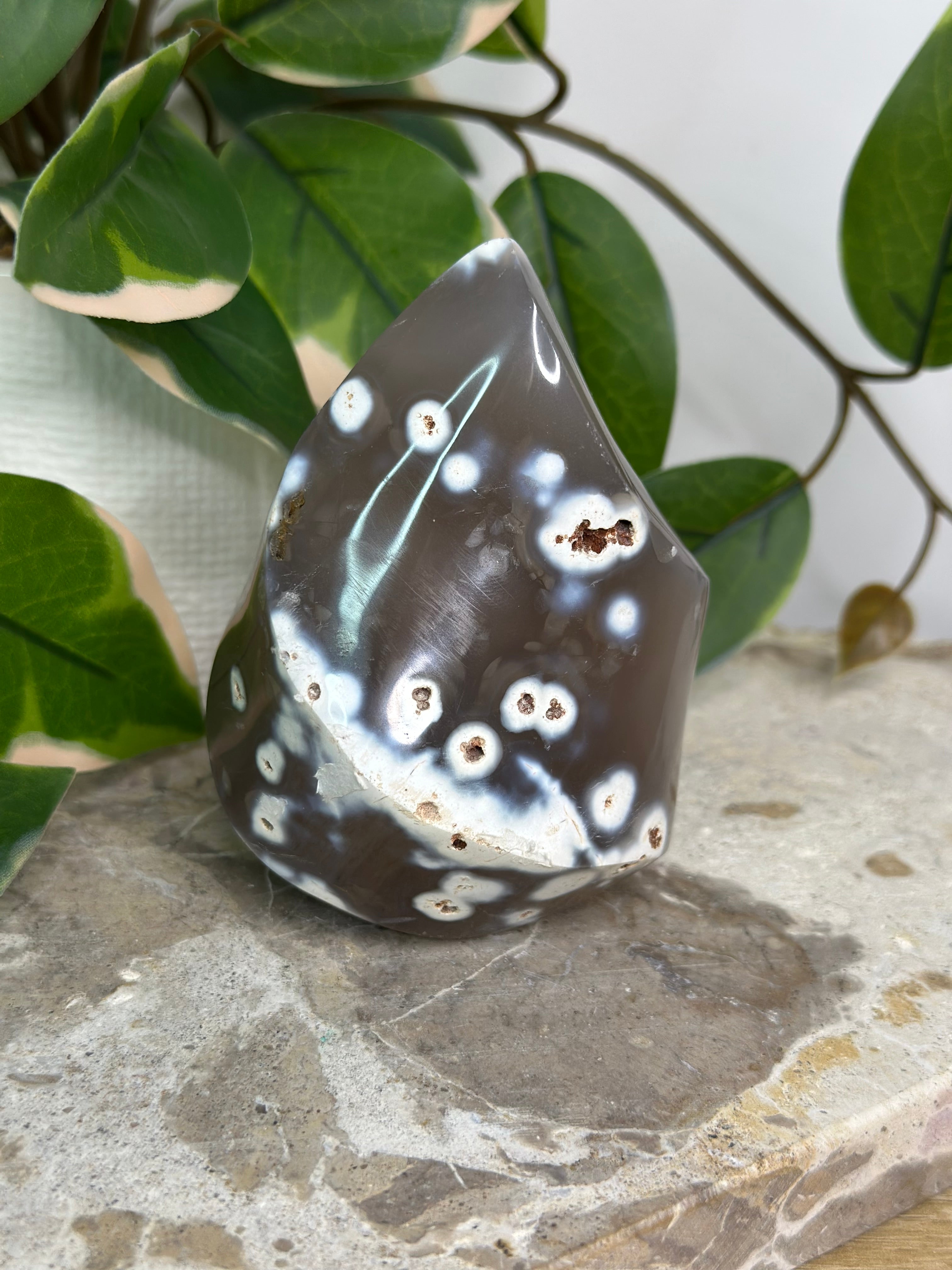 Orca Agate Flame