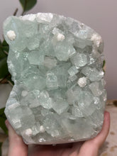 Load image into Gallery viewer, Glass Green Apophyllite + Snowballs #188
