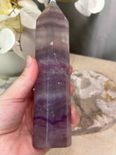 Load image into Gallery viewer, LRG Purple Fluorite Tower
