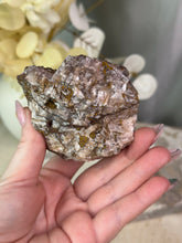 Load image into Gallery viewer, Manganese Quartz x Calcite Cluster #50
