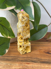 Load image into Gallery viewer, Yellow Crazy Lace Agate Tower #27
