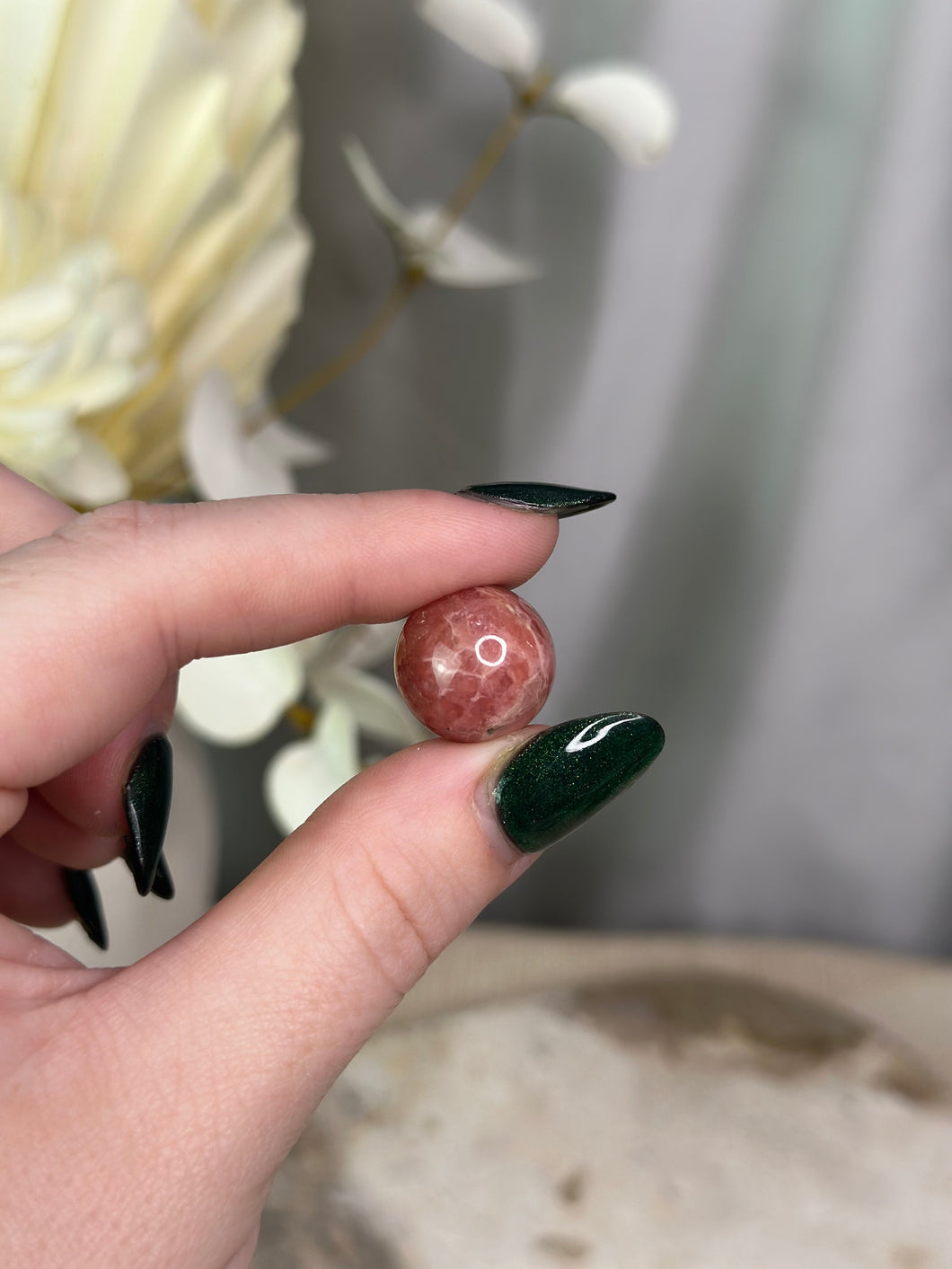 Rhodochrosite Sphere E