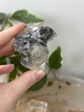 Load image into Gallery viewer, Glassy Green/Black Apophyllite Cubes~Peach Stillbite~Black/Silver Chalcedony Specimen #42
