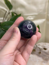 Load image into Gallery viewer, Rainbow Fluorite Egg #45i
