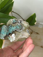 Load image into Gallery viewer, Glass Green Apophyllite~Peach Stillbite~Pink/Green Chalcedony Specimen #110
