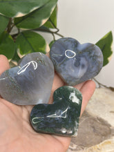 Load image into Gallery viewer, Moss Agate Hearts #12
