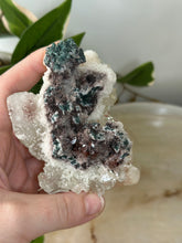 Load image into Gallery viewer, Glass Green Apophyllite~Peach Stillbite~Pink/Green Chalcedony Specimen #91A
