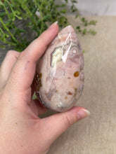 Load image into Gallery viewer, Pink Amethyst x Flower Agate Tear Drop #58
