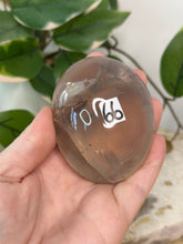 Load image into Gallery viewer, Ice Star Rose Quartz Palm With Hematoid Quartz and Pyrite Suns #66
