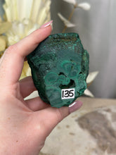 Load image into Gallery viewer, Malachite Half Polished Eye #135

