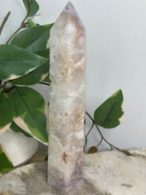 Load image into Gallery viewer, Flower Agate x Quartz Tower
