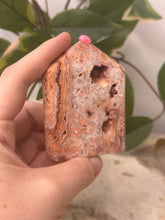 Load image into Gallery viewer, Pink Crazy Lace Agate Domino #42A
