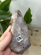 Load image into Gallery viewer, Alien Amethyst~Shimmery Deep Red/Purple Amethyst with Hematite Inclusions Cluster #104
