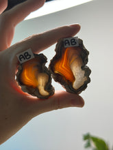 Load image into Gallery viewer, Carnelian Slice Pairs~ AB
