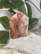 Load image into Gallery viewer, Pink Crazy Lace Agate Domino #50B

