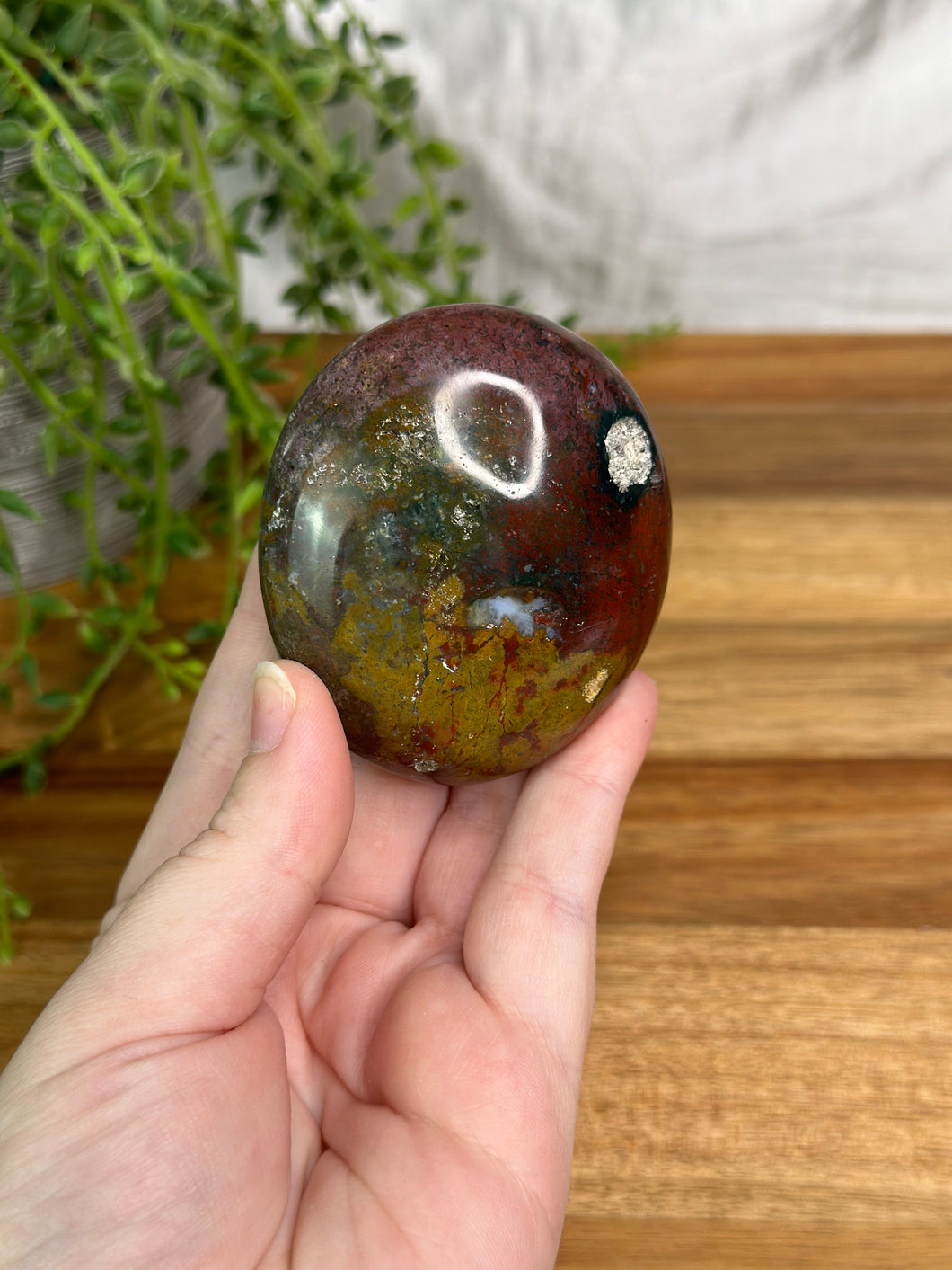 Sea Jasper Palmstones #17