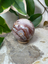 Load image into Gallery viewer, Pink Picture Jasper Sphere #63
