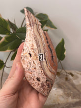 Load image into Gallery viewer, Pink Crazy Lace Agate Tear Drop *Imperfect*
