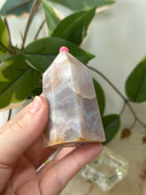 Load image into Gallery viewer, Flower Agate x Pink Amethyst Tower #22
