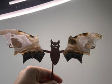 Load image into Gallery viewer, Scenic Moss Agate Bat Wings ~ B

