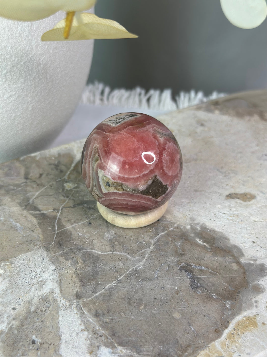 Rhodochrosite Sphere #260