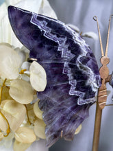 Load image into Gallery viewer, Chevron Amethyst Butterfly Wings *Imperfect*
