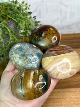 Load image into Gallery viewer, Sea Jasper Palmstones #17
