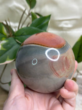 Load image into Gallery viewer, XL Imperfect Polychrome Jasper Sphere
