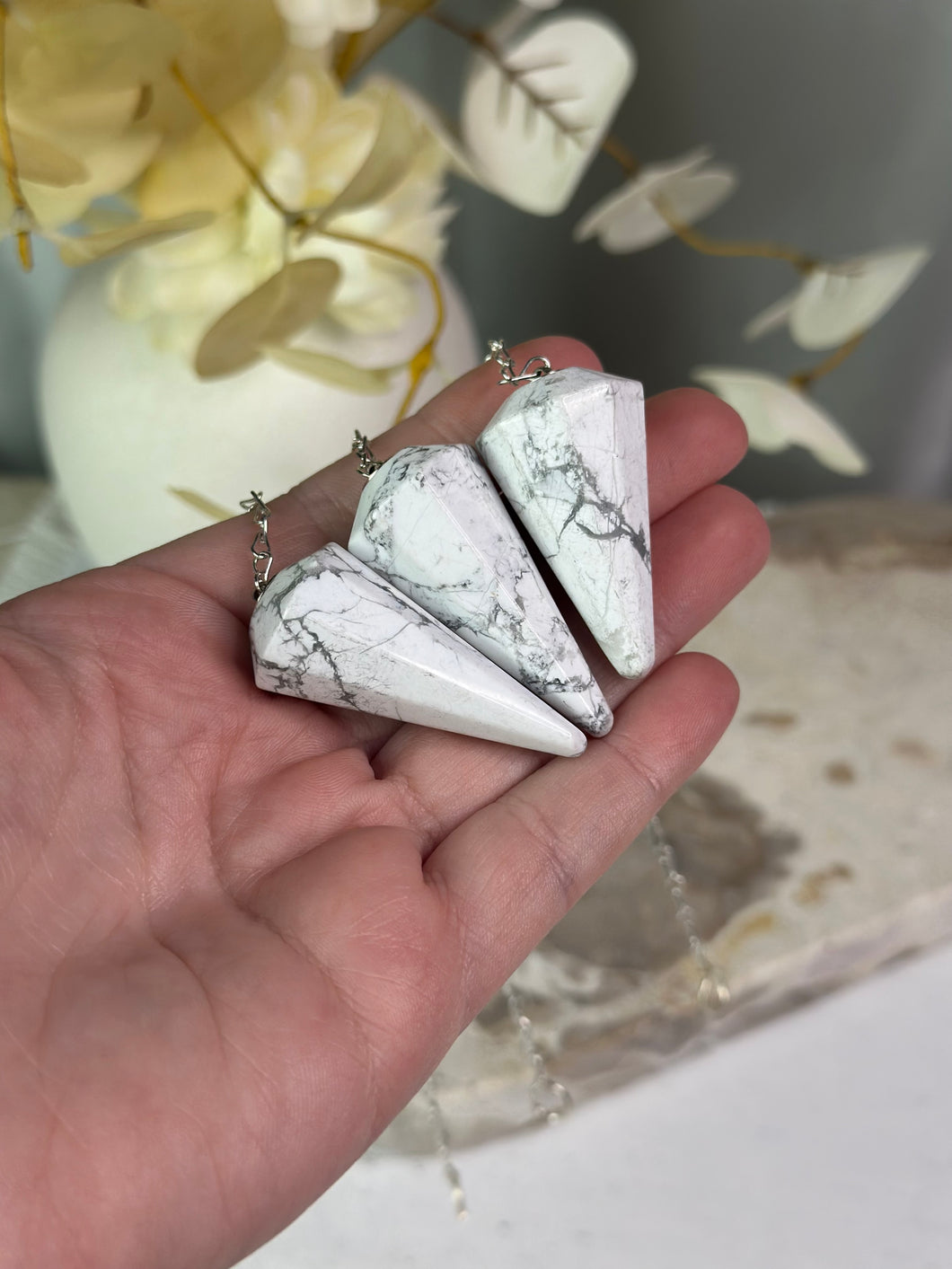 Howlite Pendulums