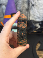 Load image into Gallery viewer, Red Spot Obsidian Towers #17
