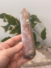 Load image into Gallery viewer, Pink Plume Agate Tower #60
