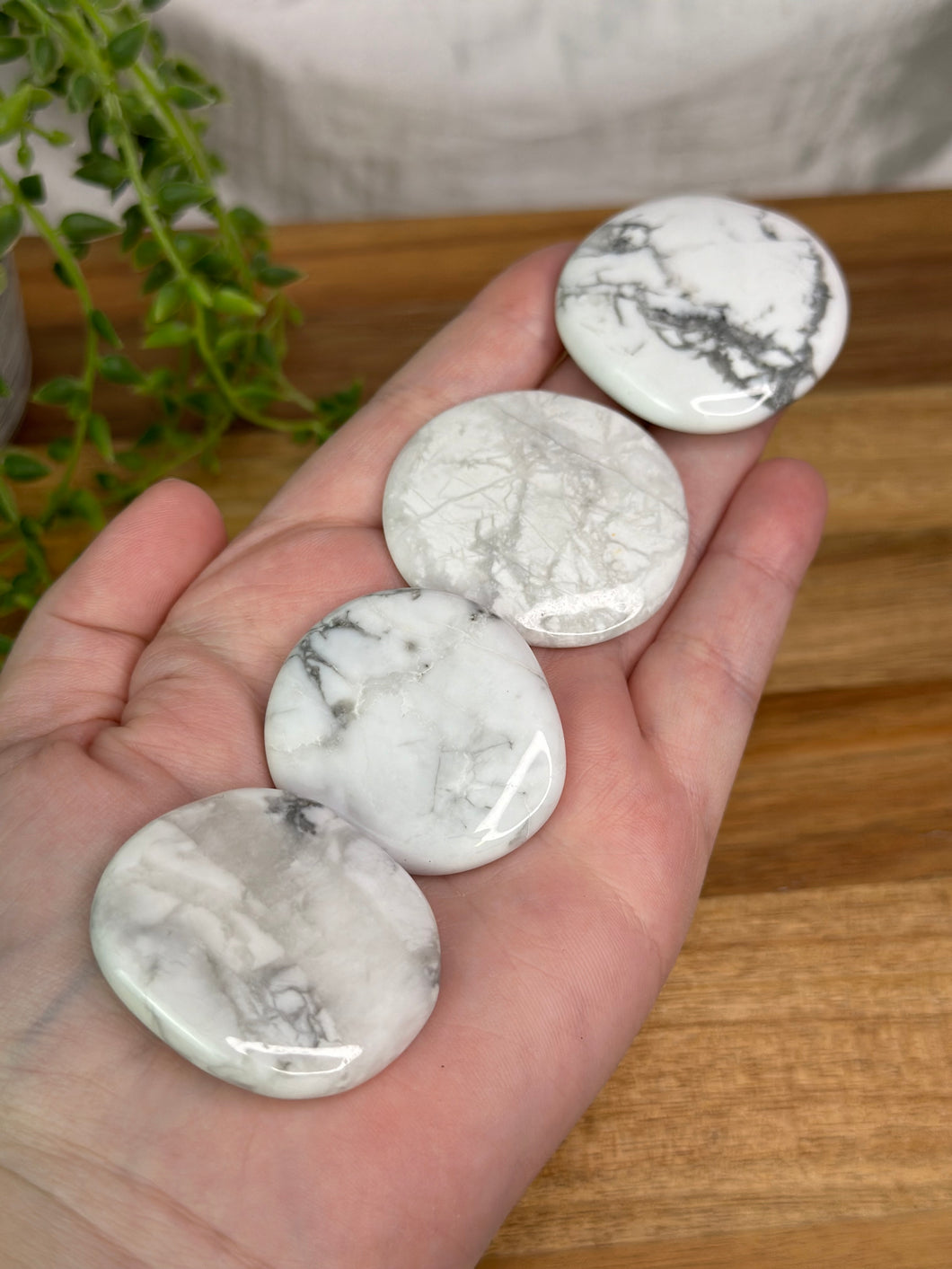 Small Howlite Flatstones