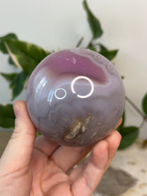 Load image into Gallery viewer, Pink Jelly Agate Sphere #144
