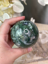 Load image into Gallery viewer, Moss Agate Sphere #44
