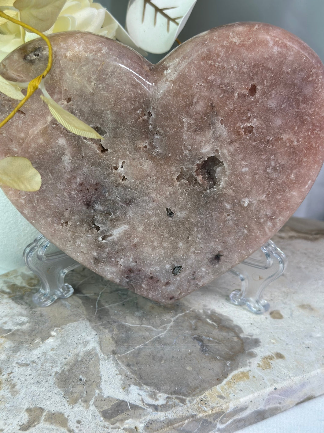 1 Kilo Pink Amethyst Heart