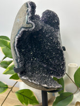 Load image into Gallery viewer, Deep Amethyst Cluster On Stand
