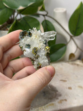 Load image into Gallery viewer, Iridescent Pyrite On Quartz Specimen #33

