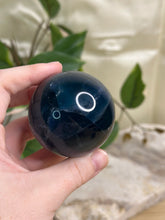 Load image into Gallery viewer, Imperfect Blue Fluorite Sphere IB1
