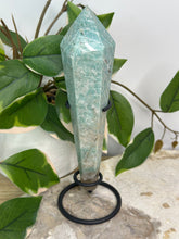 Load image into Gallery viewer, Amazonite Wand On Stand #53
