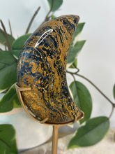 Load image into Gallery viewer, Pietersite With Jasper Moon On Stand
