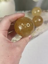 Load image into Gallery viewer, Honey Calcite Spheres #29
