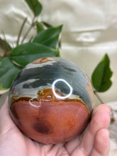 Load image into Gallery viewer, XL Imperfect Polychrome Jasper Sphere
