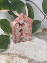 Load image into Gallery viewer, Pink Crazy Lace Agate Domino #42A
