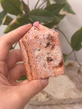 Load image into Gallery viewer, Pink Crazy Lace Agate Domino #42D
