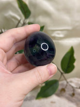 Load image into Gallery viewer, Rainbow Fluorite Egg #45E
