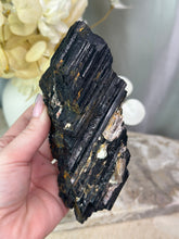 Load image into Gallery viewer, Black Tourmaline x Quartz Raw #80
