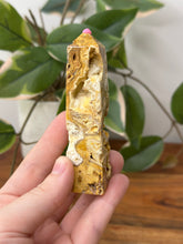 Load image into Gallery viewer, Yellow Crazy Lace Agate Tower #27
