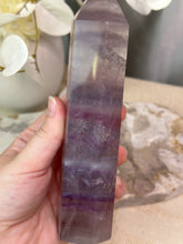 Load image into Gallery viewer, LRG Purple Fluorite Tower
