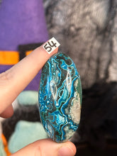 Load image into Gallery viewer, Malchite x Chrysocolla Shiva Lingams *Choose Your Own*
